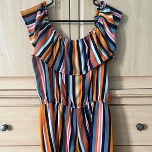 Rue 21 off the shoulder romper. Size: L